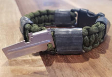 Optio Paracord Bracelet with P-38